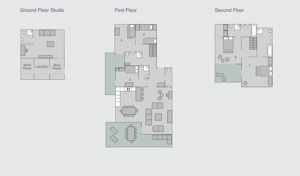 Chalet Sherwood Verbier Floor Plan 1